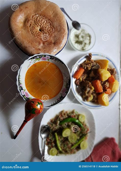 Afghani Spacial Bread Named Afghani Naan Royalty-Free Stock Photography