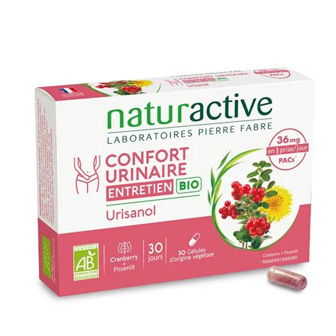 Urisanol Confort urinaire entretien bio Naturactive gênes urinaires