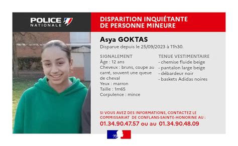 Disparition Inqui Tante La Police Des Yvelines Lance Un Appel T Moins