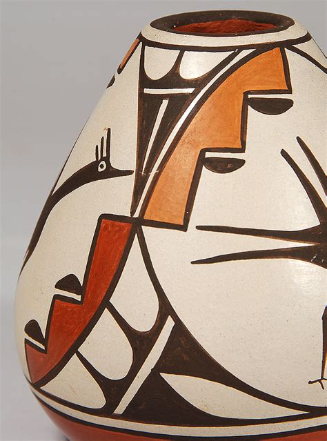 Southwest Indian Pottery Zia Pueblo Contemporary Eusebia Shije