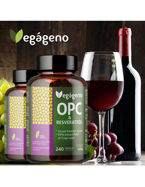 OPC Extracto de Semilla de Uva y RESVERATROL 240 Cápsulas