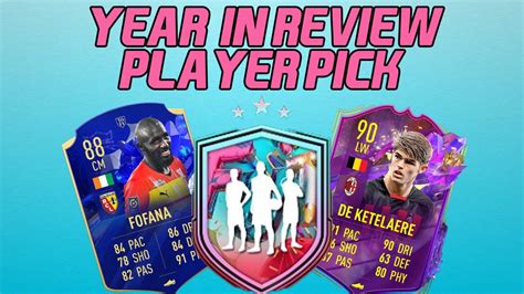 Year In Review Player Pick Fifa Sbc Youtube