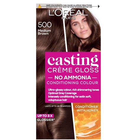 L Oreal Paris Casting Creme Gloss Semi Permanent Hair Dye Medium Brown