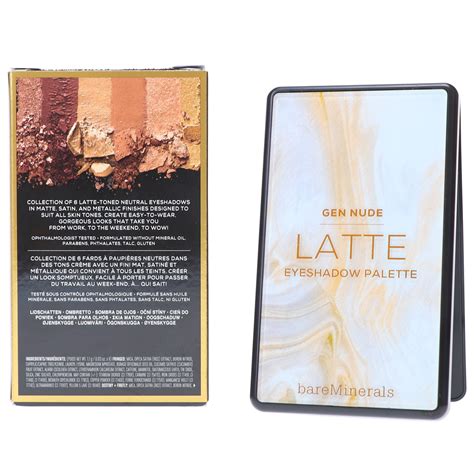 Bareminerals Latte Eyeshadow Palette Long Lasting Neutral Tones For