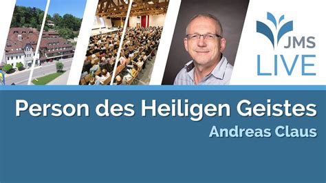 Person Des Heiligen Geistes Andreas Claus JMS Predigt 05 06 2022