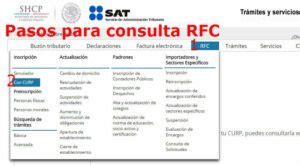 Consulta RFC Con CURP Tramites Mexico