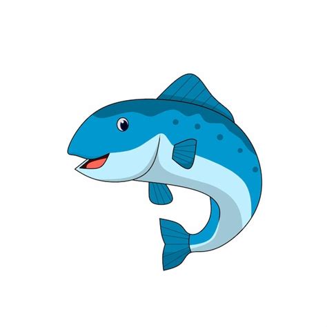 Premium Vector Salmon Fish Cartoon