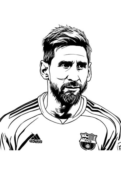 Desenhos De Messi Para Colorir E Imprimir Tudo Para Colorir