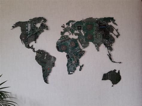 Wall World Map - Etsy