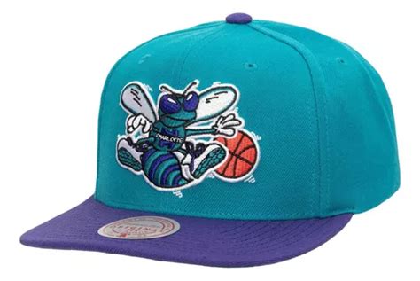 Gorra Mitchell Ness Team2 Charlotte Hornets Hombre Basquet Envío gratis