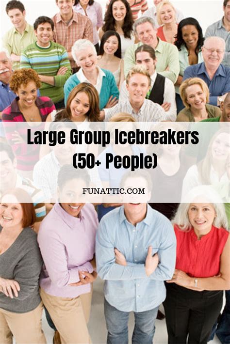 5 Large Group Icebreakers Fun Attic Group Ice Breakers Large Group Icebreakers Large Group