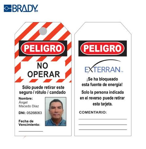 Brady Tarjeta De Bloqueo Personalizada Mcco International Business