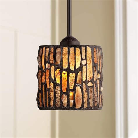 Strada Mosaic 7 Wide Tiffany Style Mini Pendant Light 2t085 Lamps