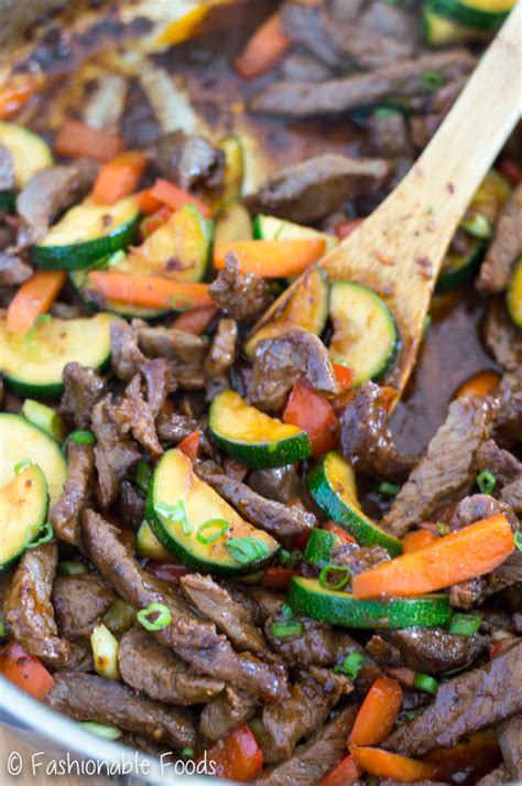 Honey Sriracha Beef Stir Fry