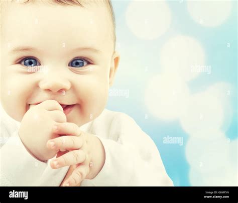 Portrait Of Adorable Baby Stock Photo Alamy