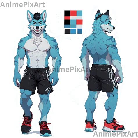 Exclusive 1x Fursona Adopt Limited Edition Gexar Furry Adopt Reference