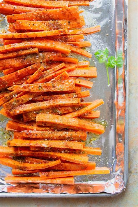 Oven Baked Carrot Fries