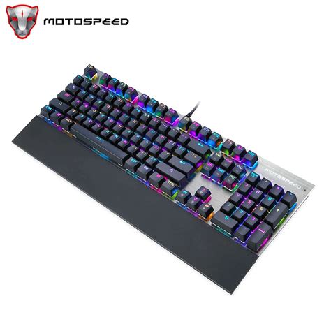 Motospeed Teclado Mec Nico CK108 De 104 Teclas Con Cable RGB