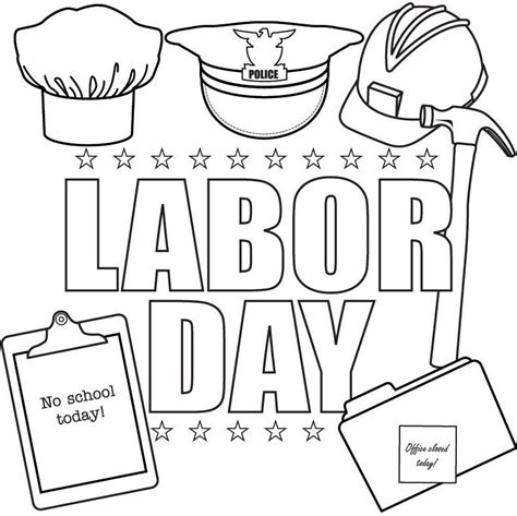 Labor Day Coloring Page & coloring book. 6000+ coloring pages.