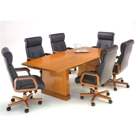 Gallant Rectangular Wooden Office Conference Table Seating Capacity