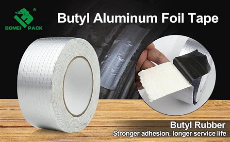 Bomei Pack Waterproof Aluminum Foil Butyl Tape Roof Leak Repair Tape