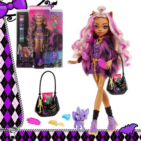 Monster High Clawdeen Wolf Doll G3 Muñeca Mattel 2022 Mattel