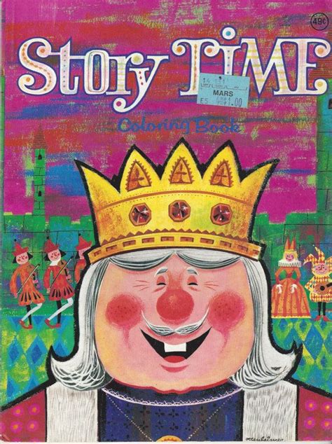 Vintage Story Time Vintage Coloring Book C1975 Etsy Vintage Coloring Books Coloring Books