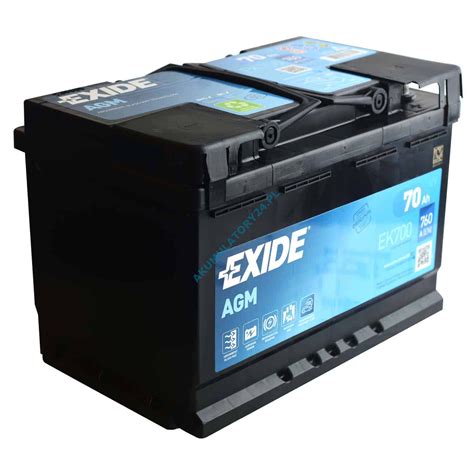 EXIDE EK700 Start-Stop AGM 12V 70Ah 760A