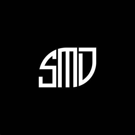 t diseño de letras smd diseño de logotipo de letras smd sobre fondo