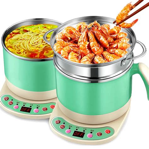 Aliexpress Buy 220V 600w 1 5L 304 Stainless Steel Multifunctional Electric Cooker Hot Pot