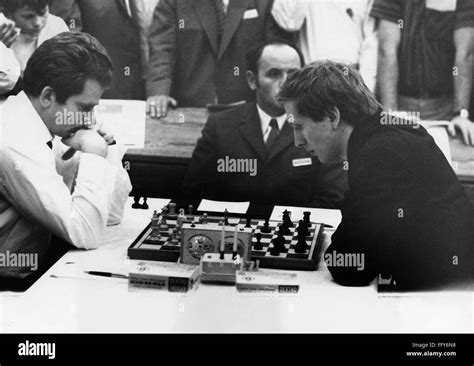 Bobby Fischer Y Boris Spassky Fotografías E Imágenes De Alta Resolución