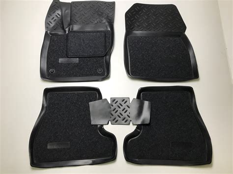 Коврики 3D LUX в салон Ford Focus 3 (Форд Фокус 3) (2011-) с бортиком ...