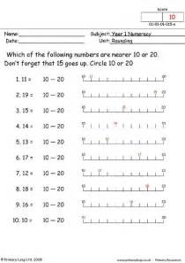 Numeracy Rounding 2 Worksheet Uk Worksheets Library