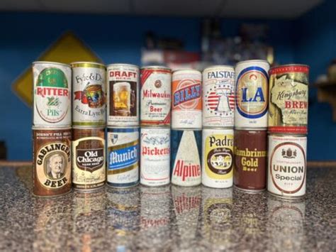 Vintage Beer Can Collection 16 Rare Cans EBay