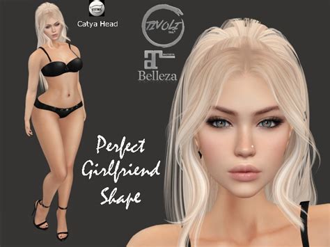 Second Life Marketplace Tivoli Inc Perfect Girlfriend Shape For Catwa Catya Head Body