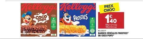 Promo Barres C R Ales Frosties Kellogg S Chez Aldi Icatalogue Fr