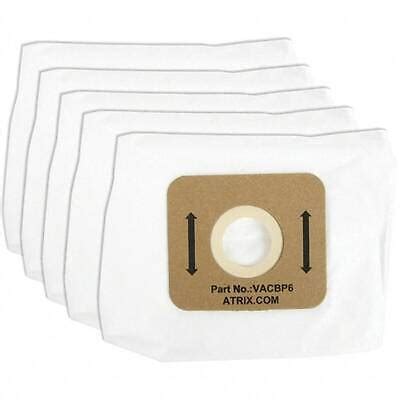 5 Pack Atrix VACBP6 HEPA Filter Bags For Atrix Ergo Ergo Pro Backpack