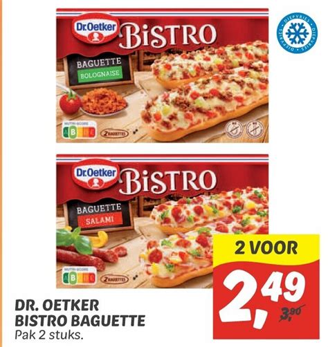 Dr Oetker Bistro Baguette Aanbieding Bij Dekamarkt