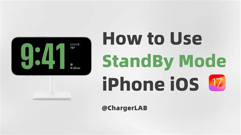 How To Use Standby Mode After Upgrading Your Iphone To Ios 17 Chargerlab