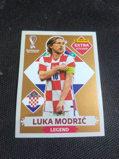 Luka Modric Bronze Figurinha Extra Copa 2022 Cacareco Panini Nunca