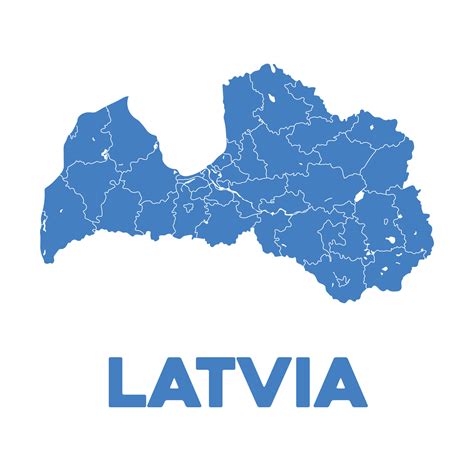 Detailed Latvia Map 37045827 Vector Art at Vecteezy