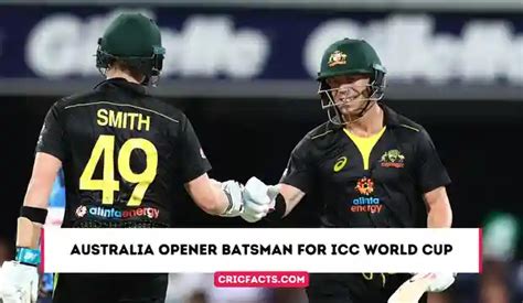 AUS Opener Batsman World Cup 2023 Australia Opener Batsman For ICC