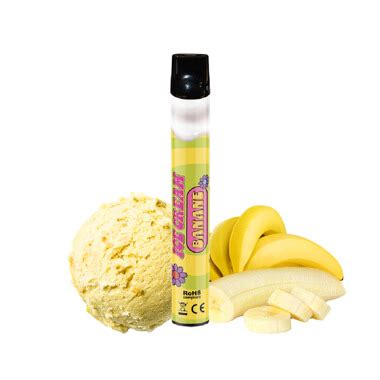 Wpuff Ice Cream Banane Liquideo Puff Saveur Fruitee Banane Frais