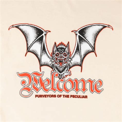 Welcome Skateboards Nocturnal Bone T Shirt