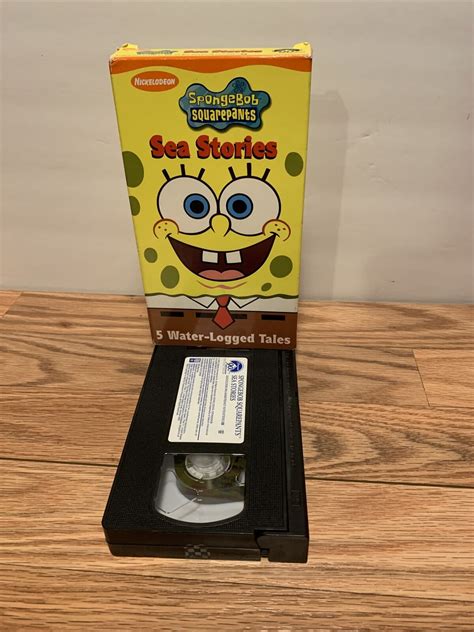 SPONGEBOB SQUAREPANTS SEA STORIES Vhs Video Tape 2003 NICKELODEON