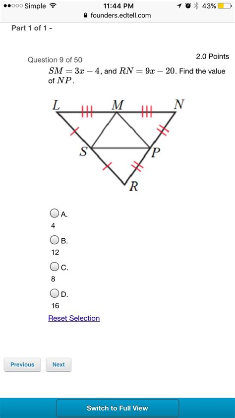 Geometry Math Question