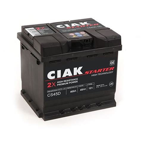 Akumulator CIAK Starter 12V 45Ah CarBox Ba Web Shop