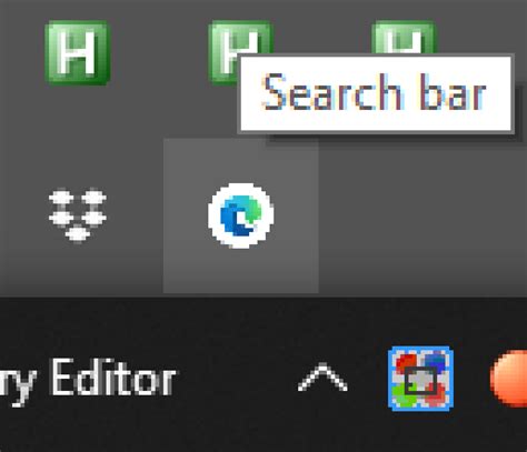 Stop The Windows Search Bar Aka Microsoft Edge Search Bar Tray Icon