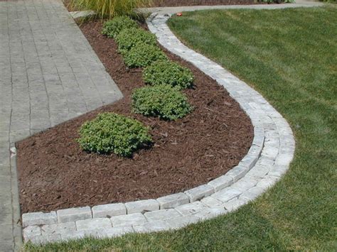 how to install brick edging for landscape