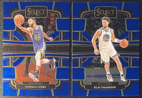 Stephen Curry Klay Thompson 2023 24 Select Base Blue Warriors Panini